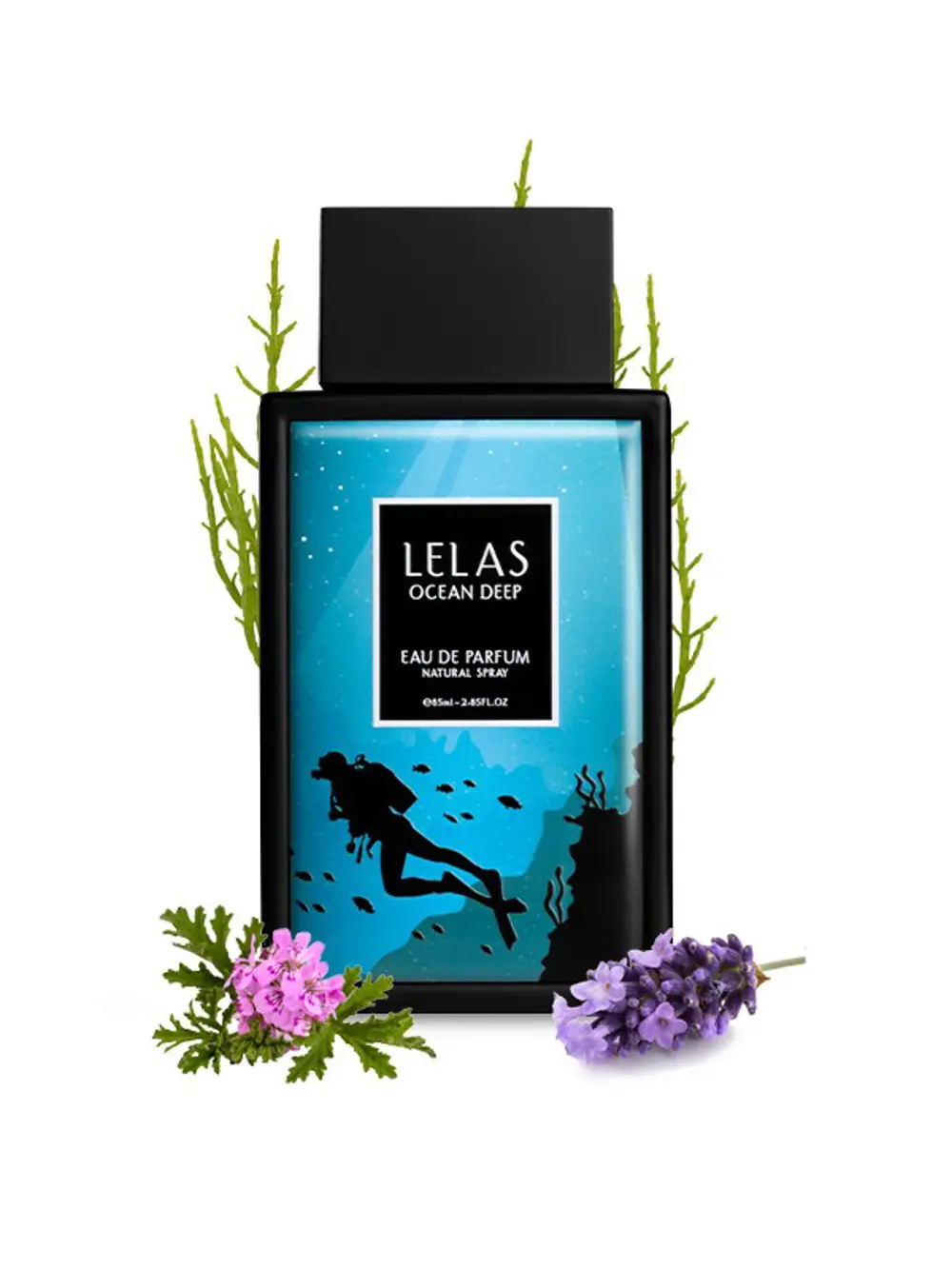 Lelas Ocean Deep Erkek Parfüm EDP 85 ml - Aromatik Fujer Kalıcı N