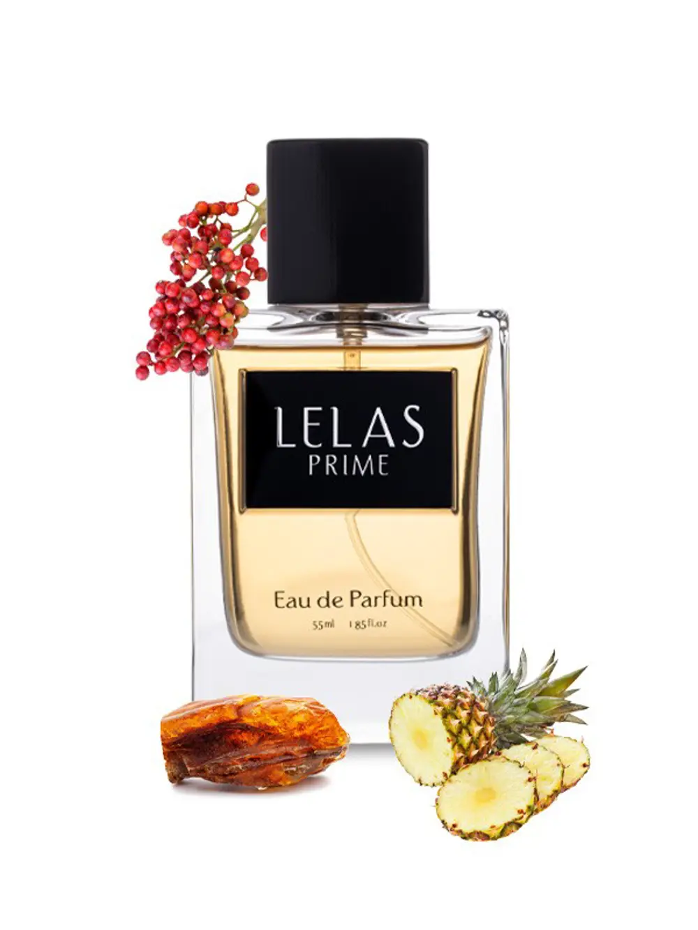 Lelas Prime 390 Nur 55 ML EDP - Meyveli Çiçeksi Amber Kadın Parfü