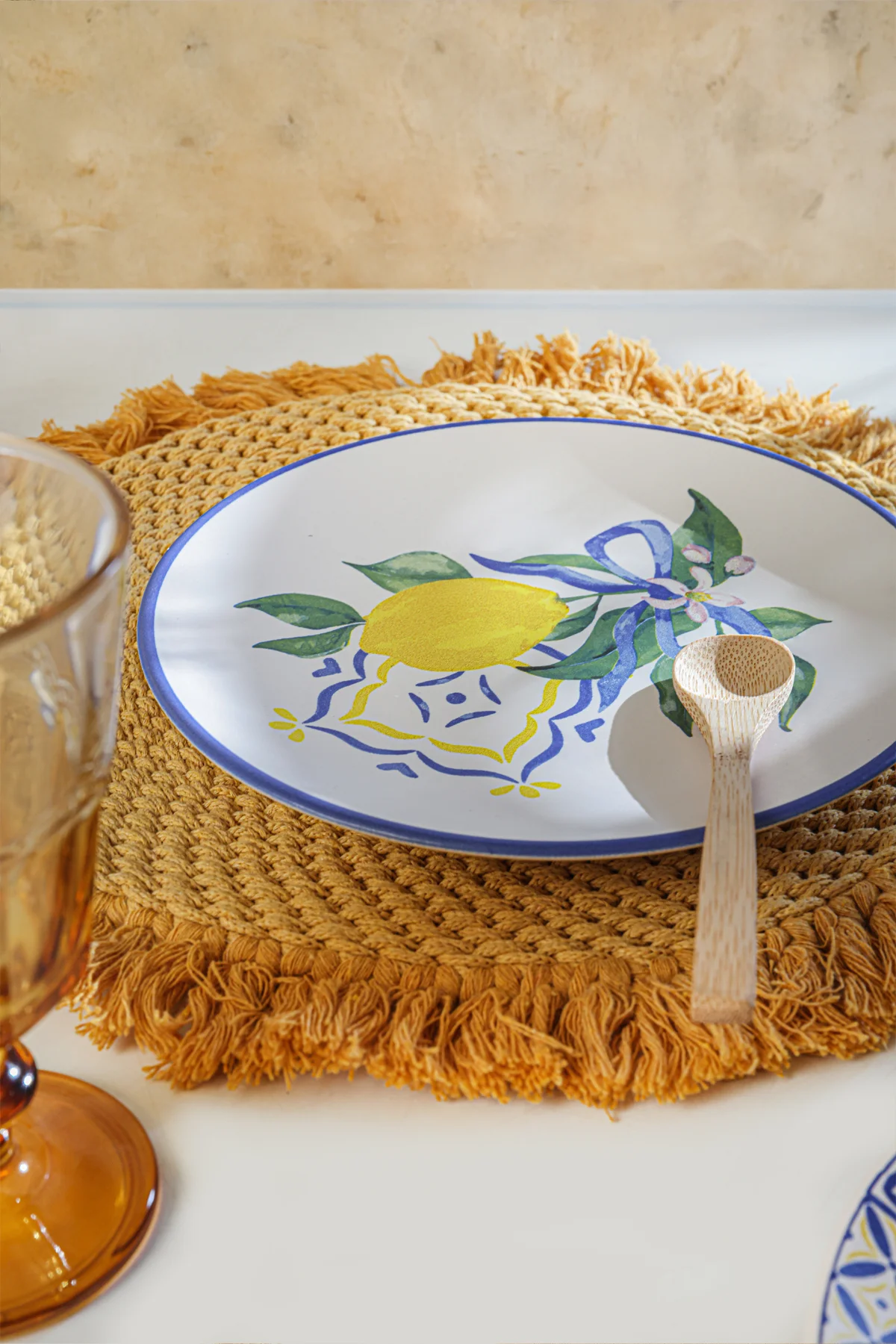 Lemon Bliss Ege Pasta Tabağı 20 Cm 4 Parça 22089-92
