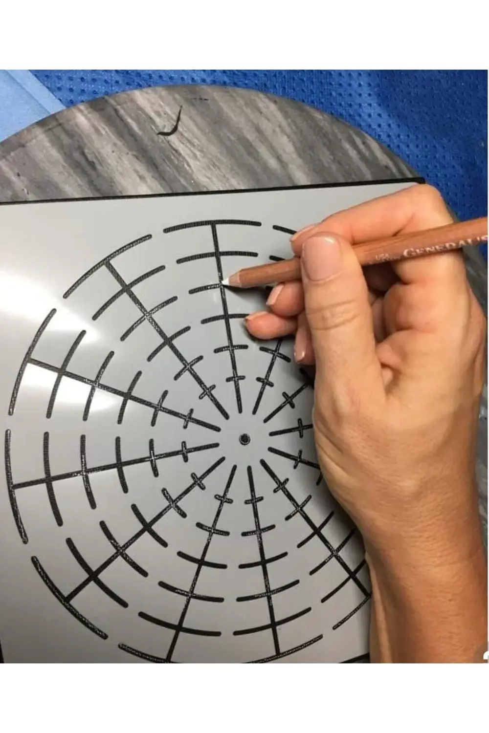 Lendasell Fabric Teknik Şablon 20 * 20 1165987