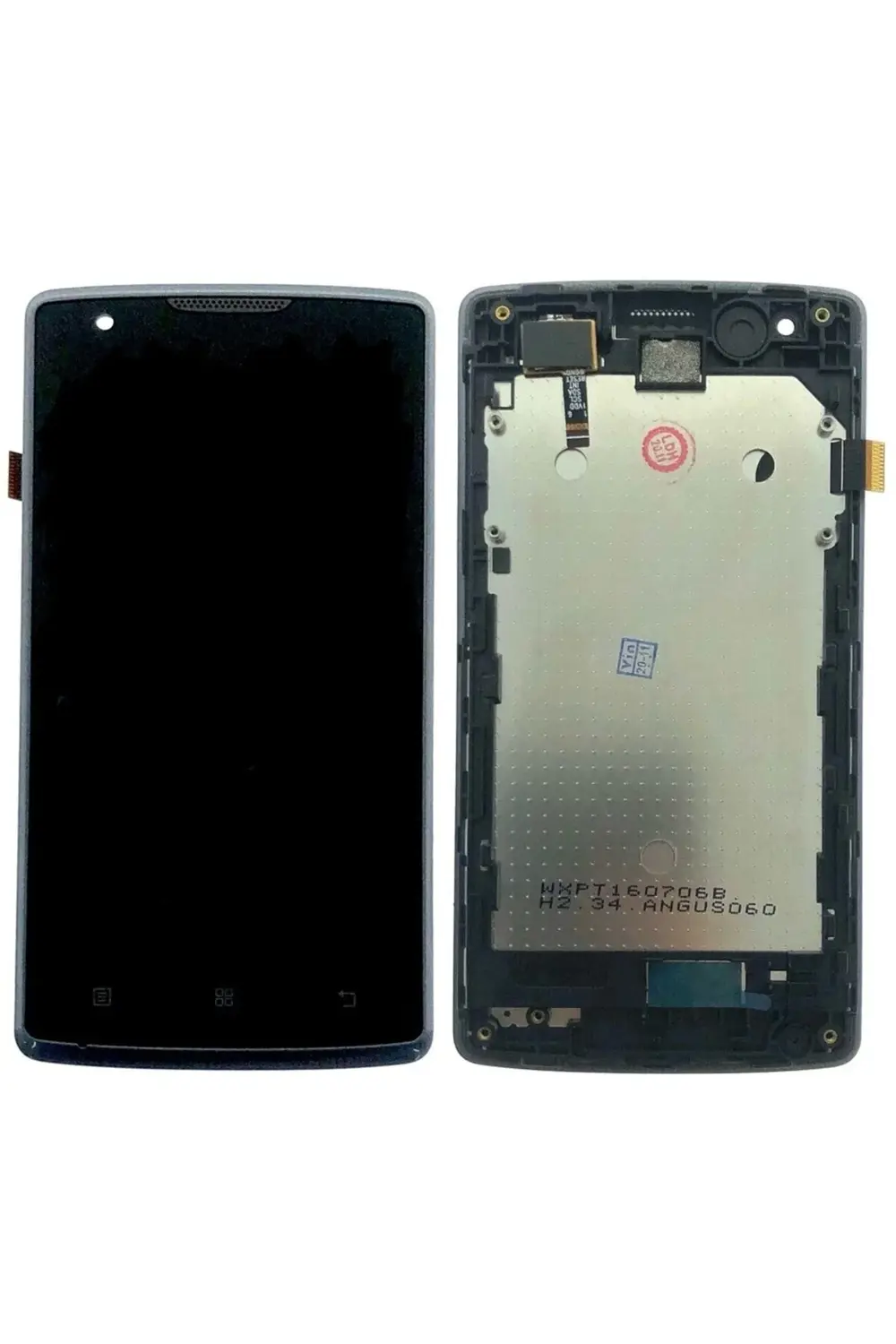 Lenovo A1000 Lcd Çıtalı Ekran Full Siyah Uyumlu