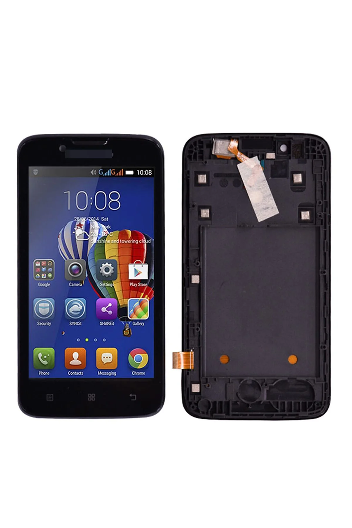 Lenovo A328 Lcd Ekran Full Servis Beyaz