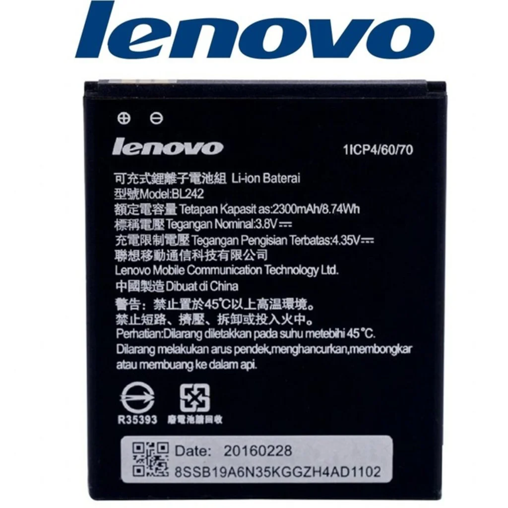 Lenovo A6000 / Vibe C Batarya Pil Bl242 Fiyatı, Yorumları ve Özellikleri