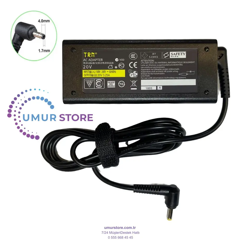 Lenovo ADLX65CCGE2A 4.0x1.7mm Adaptörü