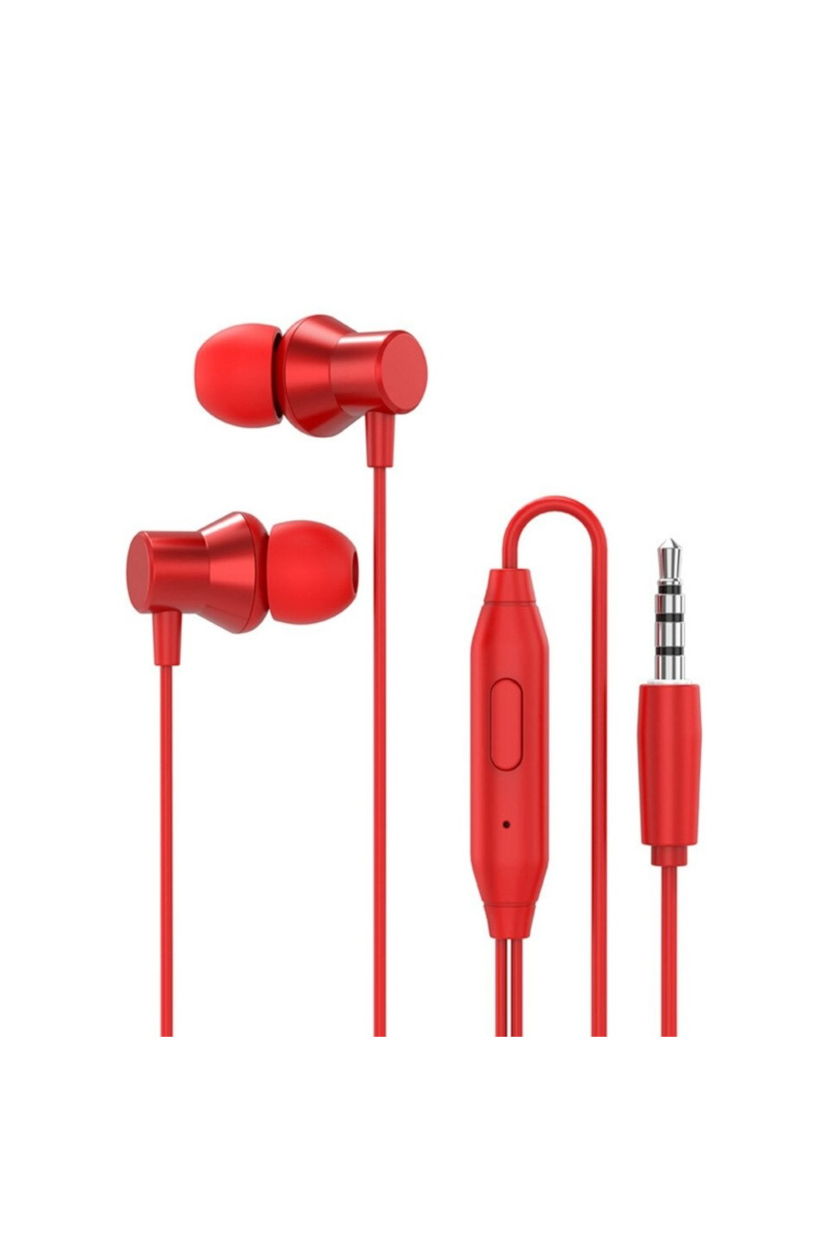 Axya Lenovo Hf130 Mikrofonlu Kulak İçi Kulaklık Kırmızı Uyumlu