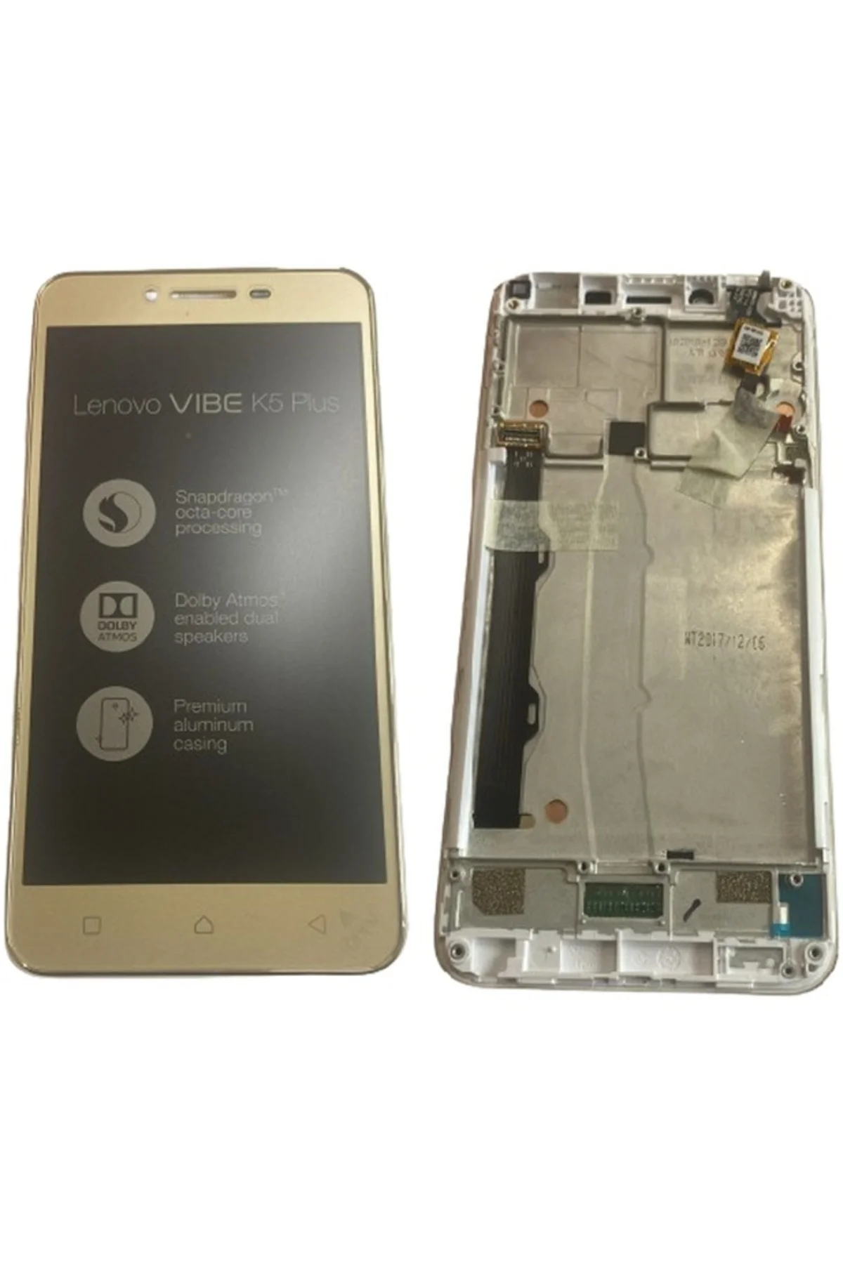 Lenovo K5 Plus Uyumlu Lcd Ekran Çıtalı Full Servis Ekran A6020a46