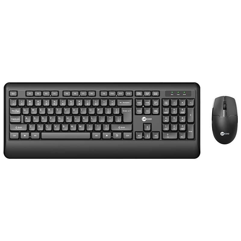 LENOVO LECOO KW202 KABLOSUZ Q KLAVYE  MOUSE SET SİYAH (4741)