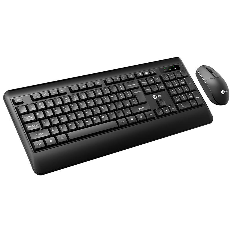LENOVO LECOO KW202 KABLOSUZ Q KLAVYE  MOUSE SET SİYAH (4741)