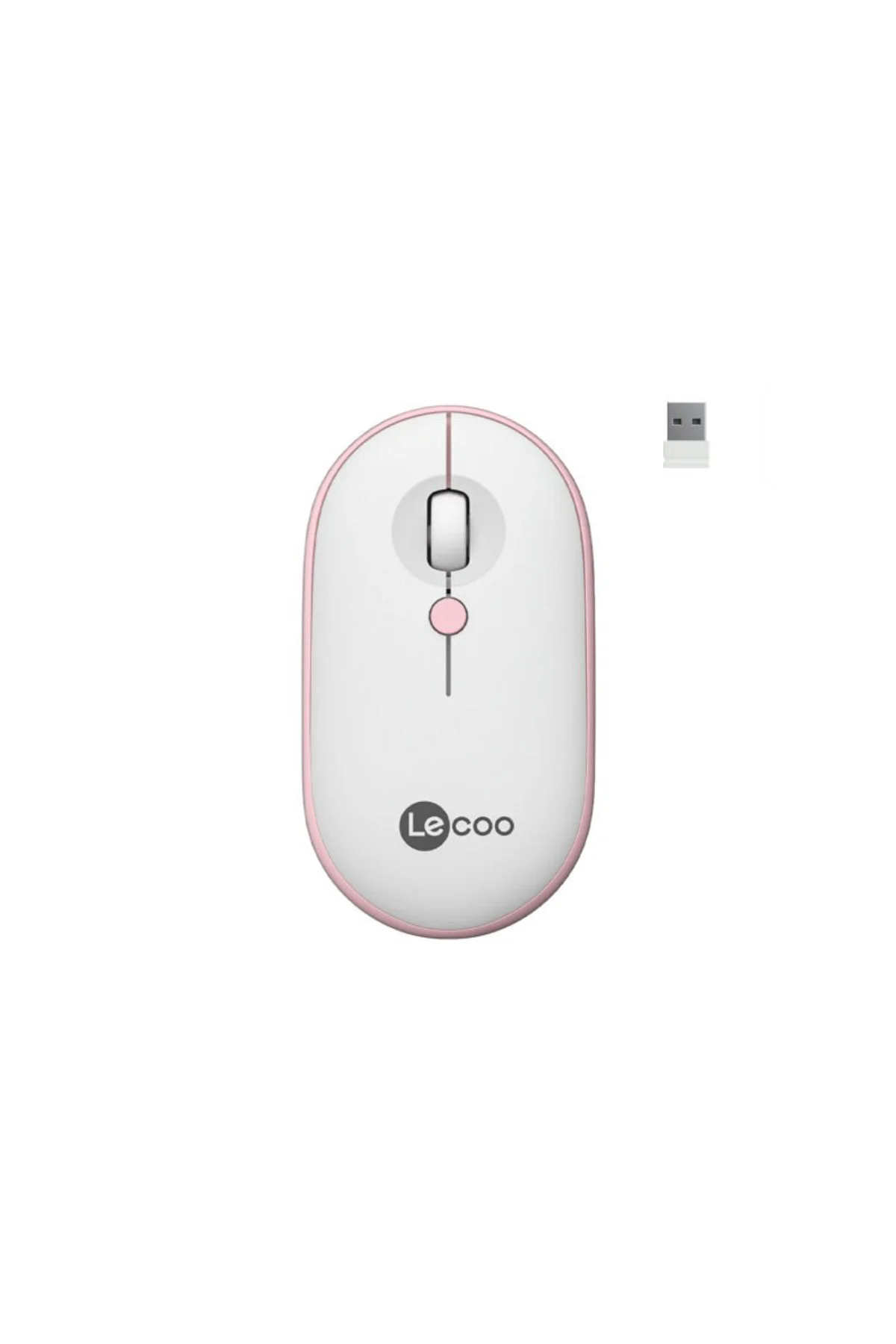 LENOVO LECOO WS212 Kablosuz Optic 1600dpi Pembe Mouse