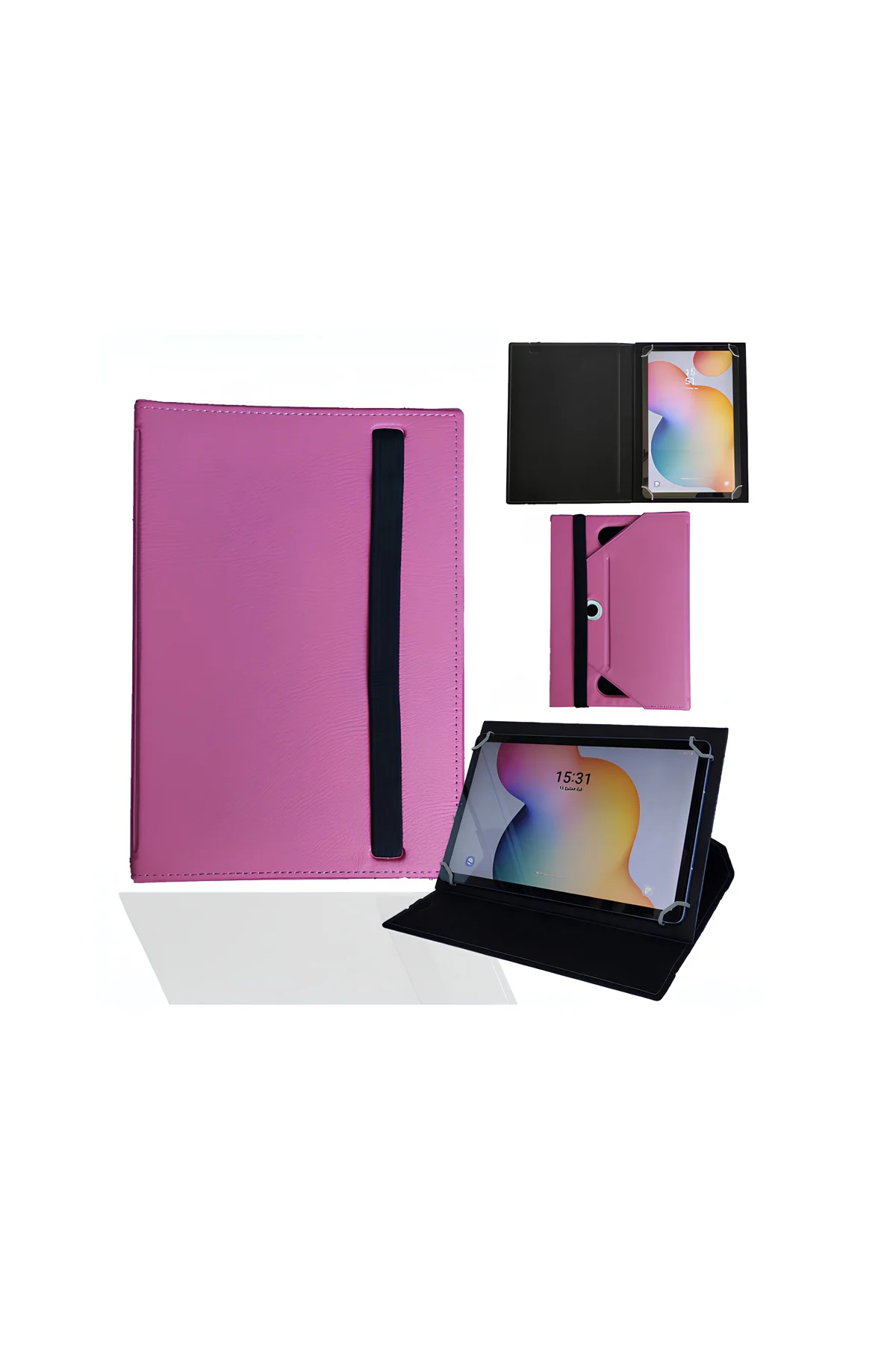 Lenovo Tb Flex A10 10.1" Tablet Uyumlu Standlı Üniversal Kapaklı 