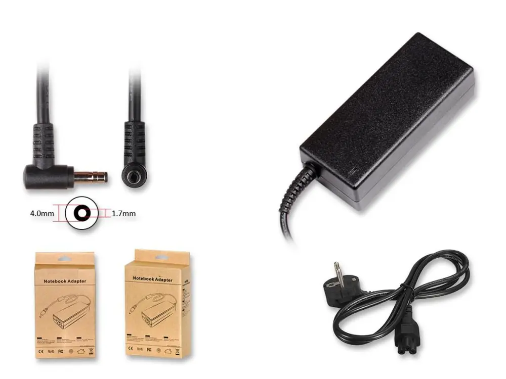 Lenovo uyumlu 20V 3.25A 65W (4.0*1.7mm) Notebook Adaptörü, Şarj C