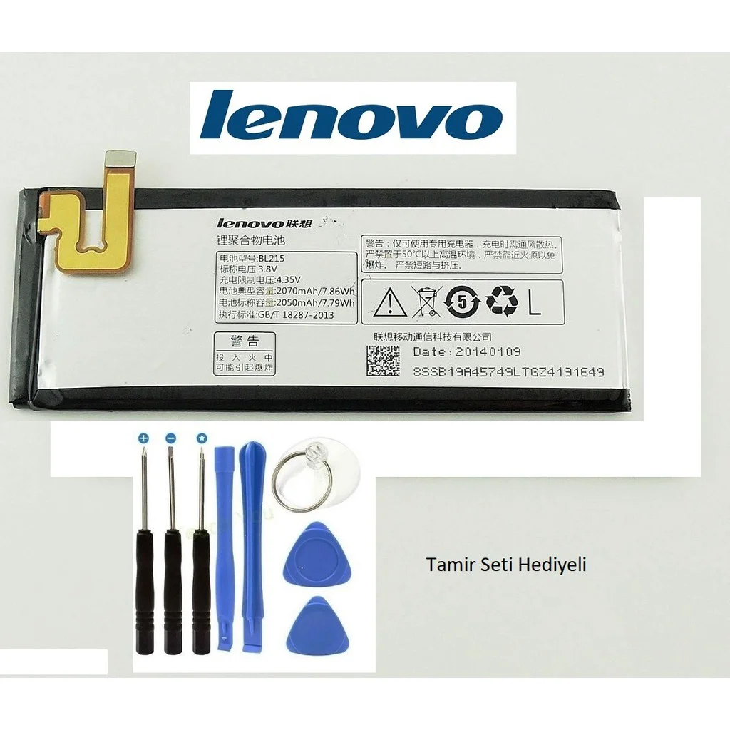 Lenovo Vıbe X S960 Bl215 Batarya ve Tamir Seti