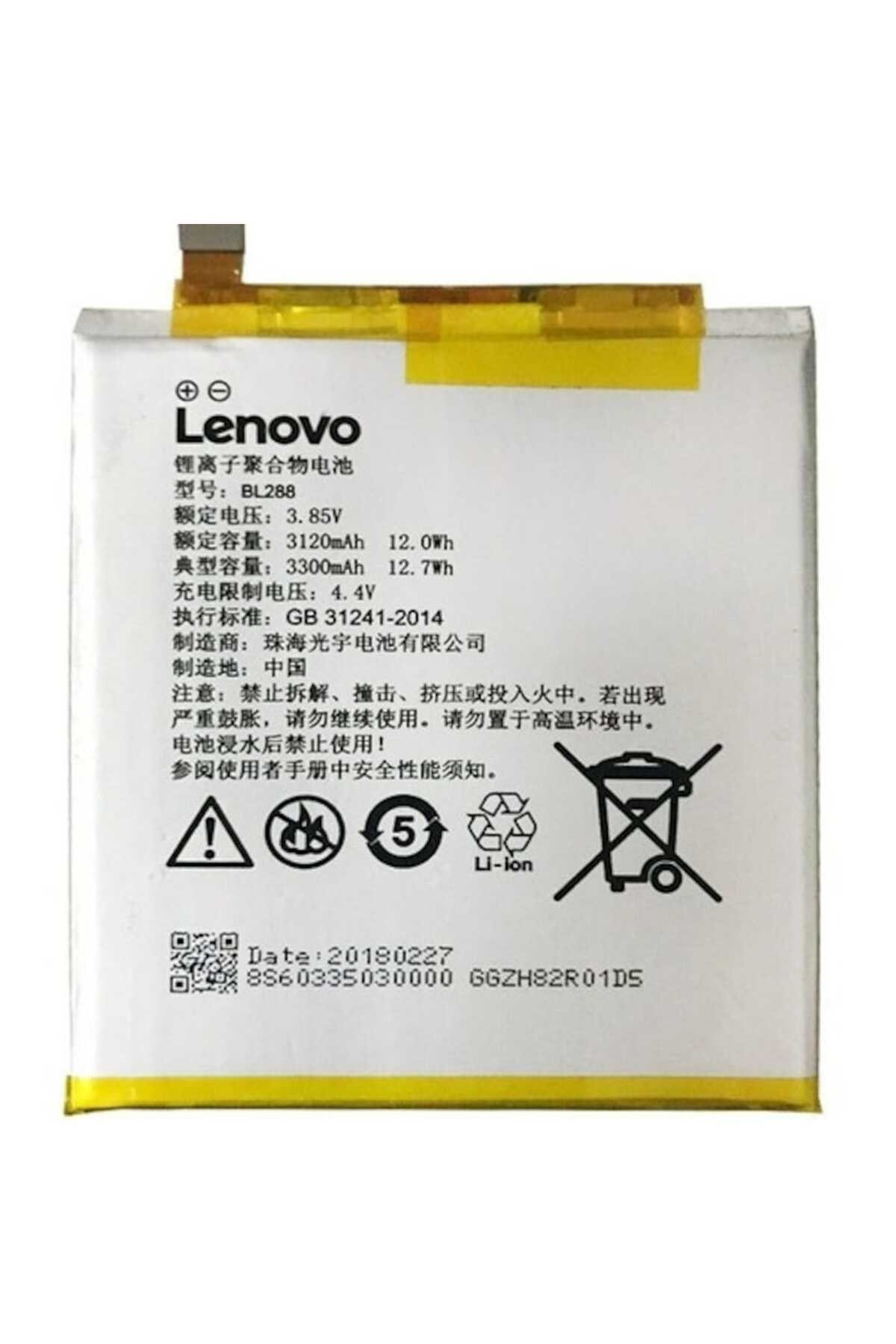 Axya Lenovo Zuk Z5 Pil Batarya Bl288