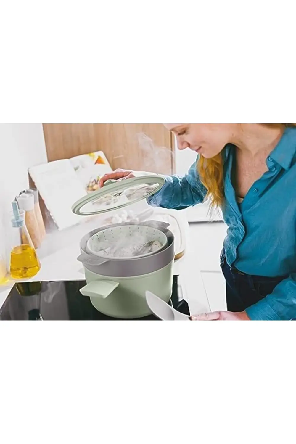 Leo Balance Silikon Buharda Pişirici Süzgeç 24 Cm 1185222