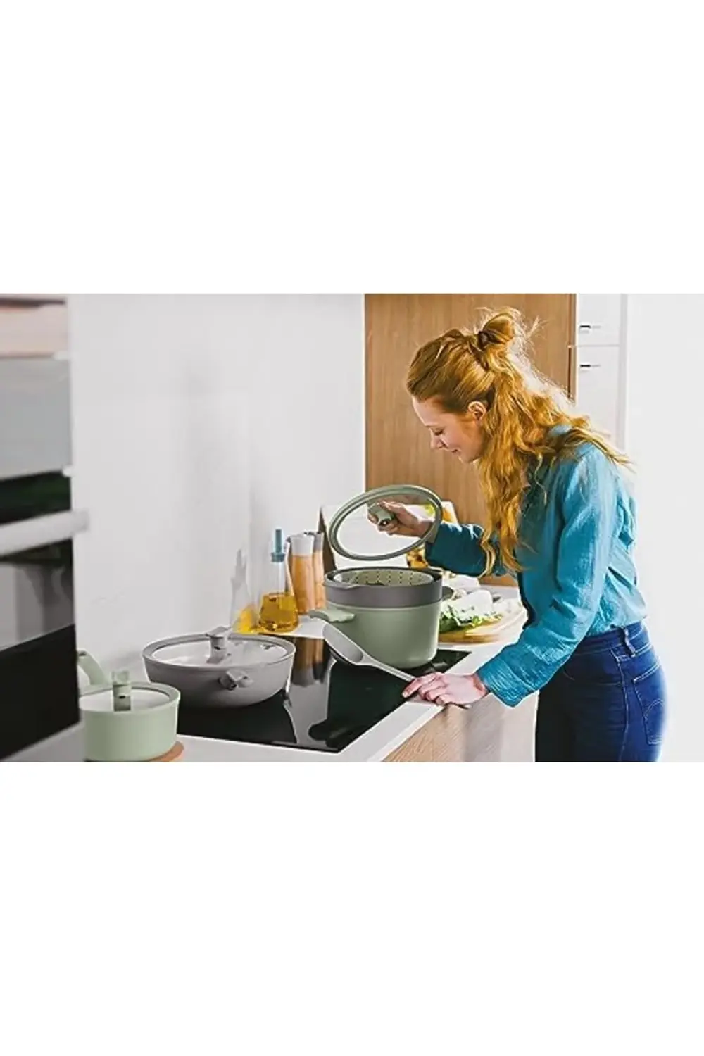 Leo Balance Silikon Buharda Pişirici Süzgeç 24 Cm 1185222