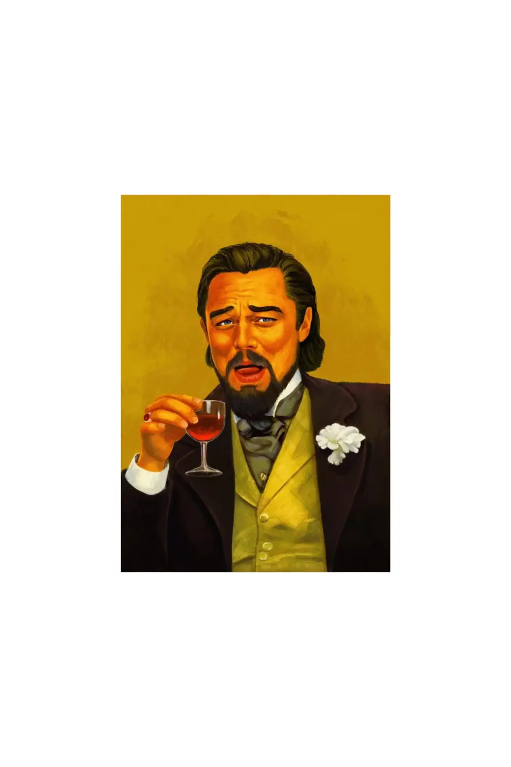 "Leo Meme" Ahşap Poster MDF 20x30cm