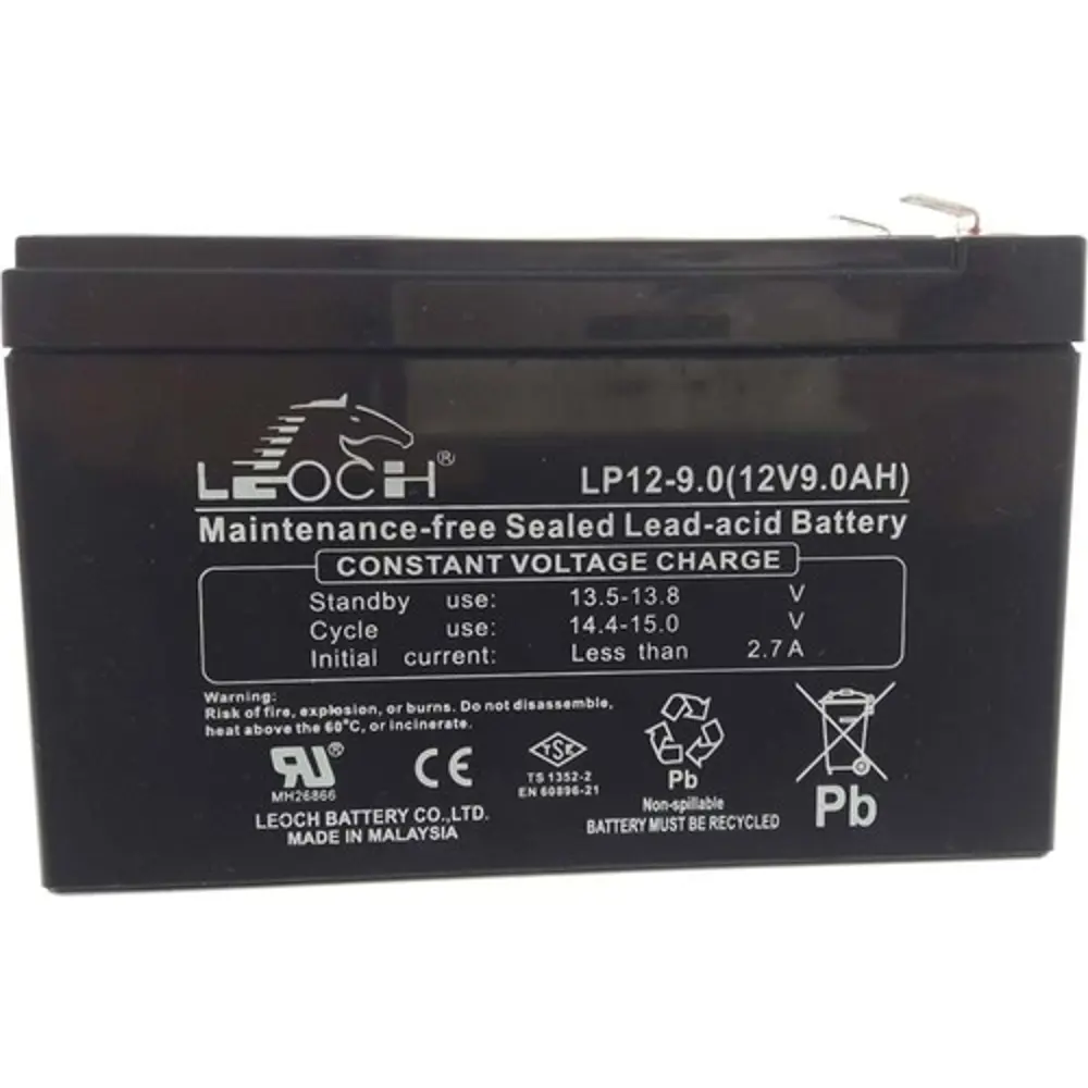 leoch 12v 9ah kuru tip akü (tse belgeli) [850120009041]