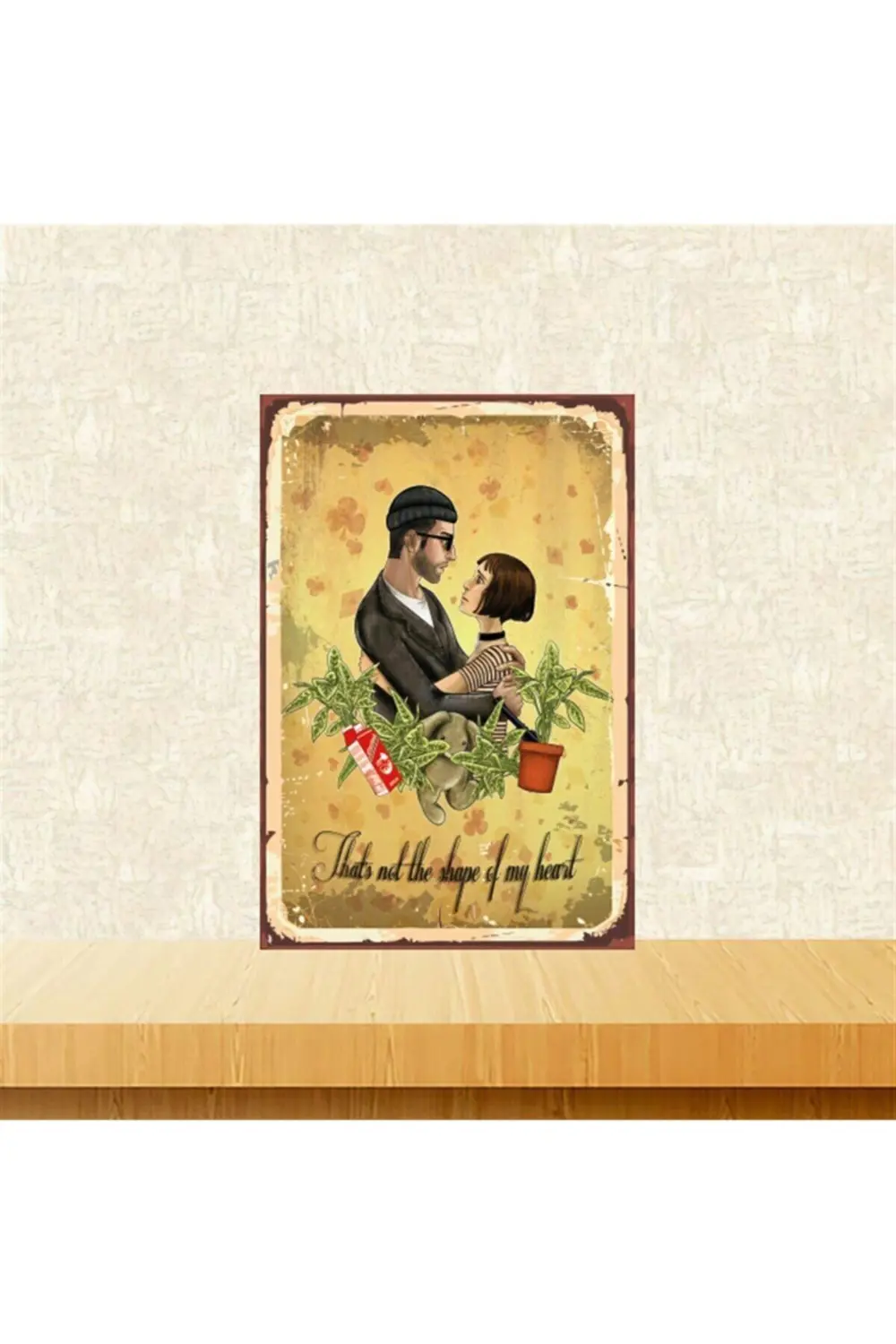 Leon Mathilda Tasarımlı 20-30 Cm Retro Ahşap Tablo Tkfx5048 Fiyatı, Yorumları ve Özellikleri