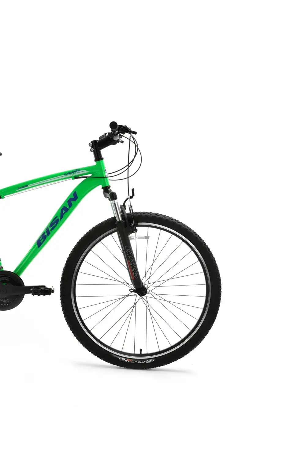 LEON V fren 24" jant 34cm kadro Neon Yeşil Dağ Bisikleti