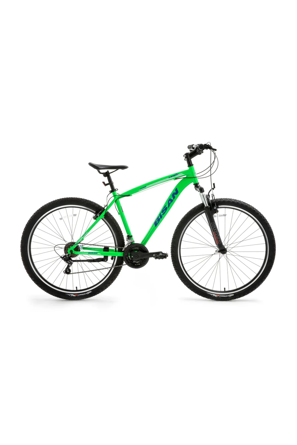 LEON V fren 24" jant 34cm kadro Neon Yeşil Dağ Bisikleti