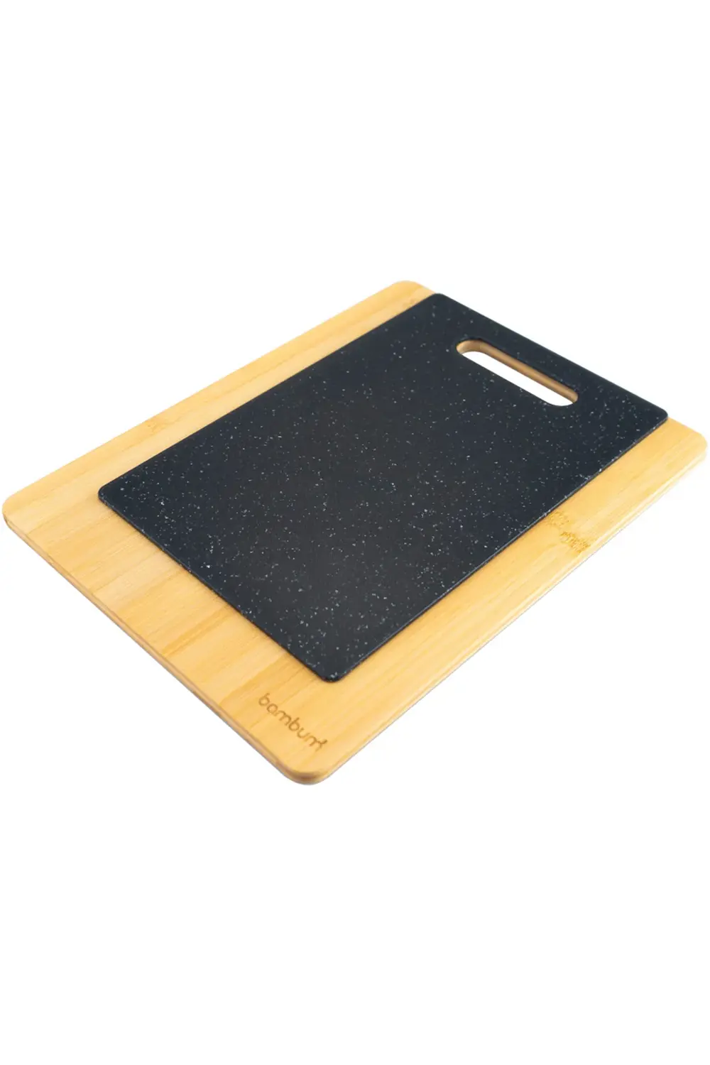 Leona Ikili Kesme Tahtası Siyah