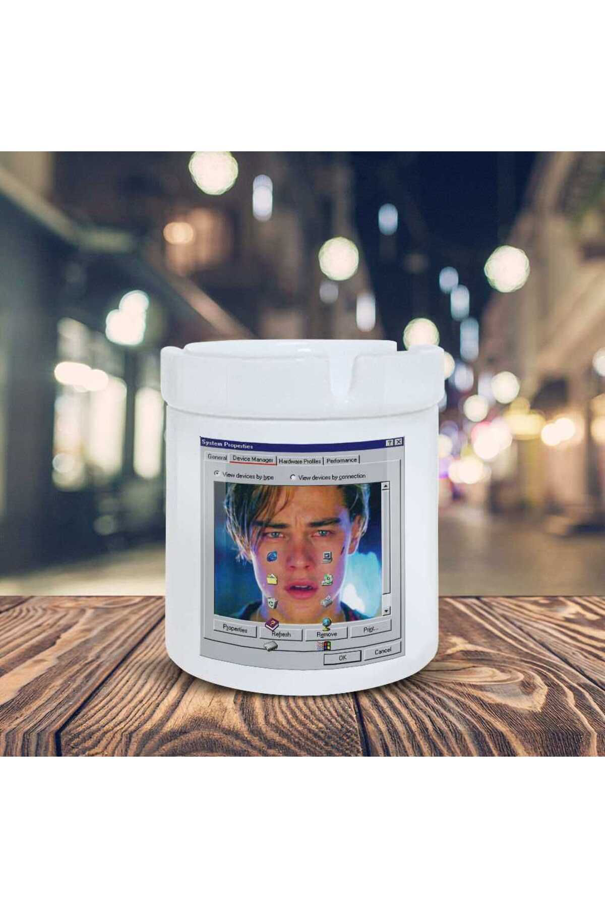 Asilmeydan Leonardo Dicaprio Crying Baskılı Küllük Kül Tablası- Kl237