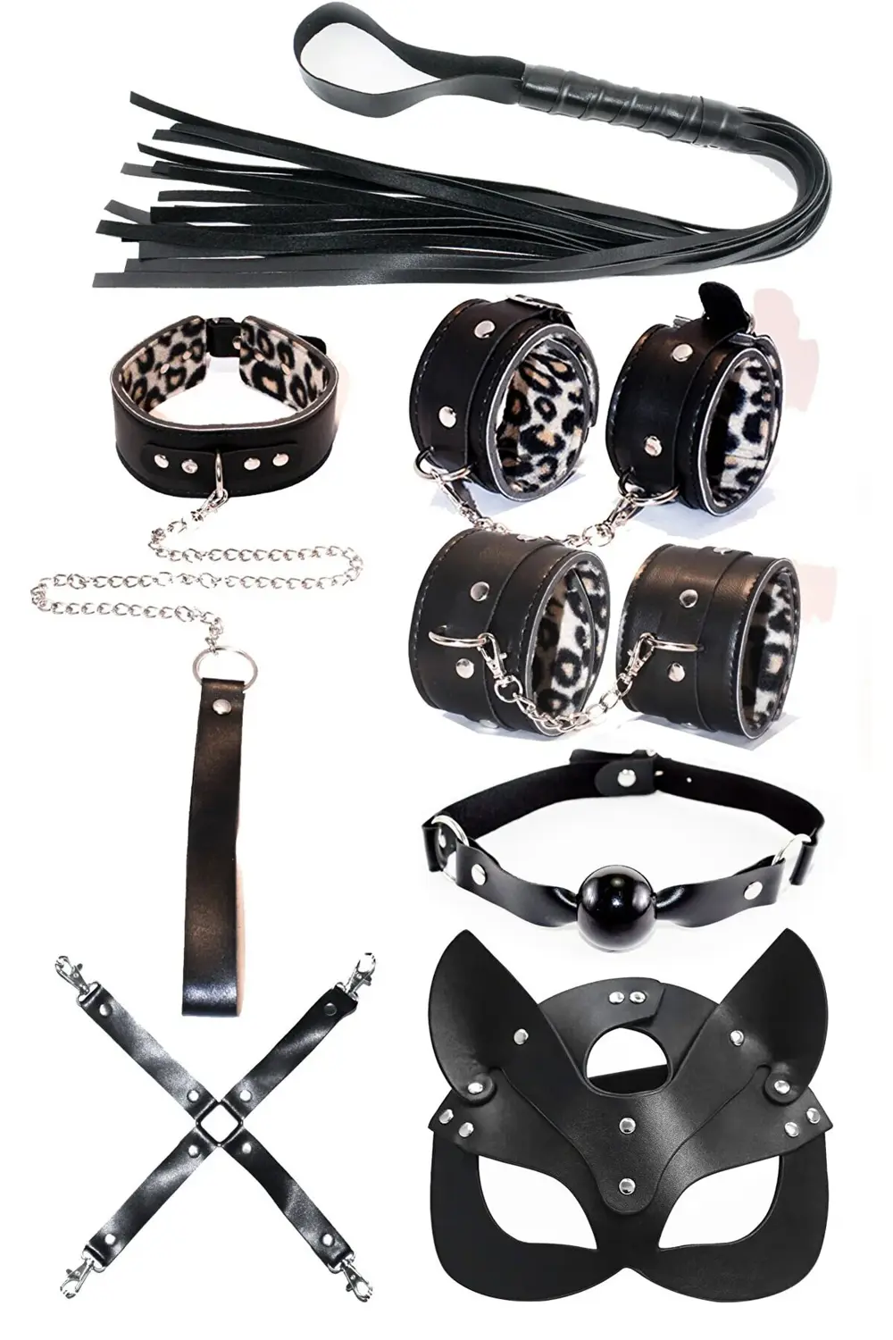 Pilelistore Leopar Desenli Fantezi Set