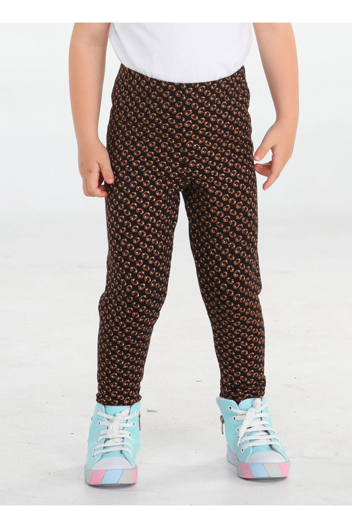 Leopar Desenli Kız Çocuk Tayt Leopar Desenli Kız Çocuk Tayt