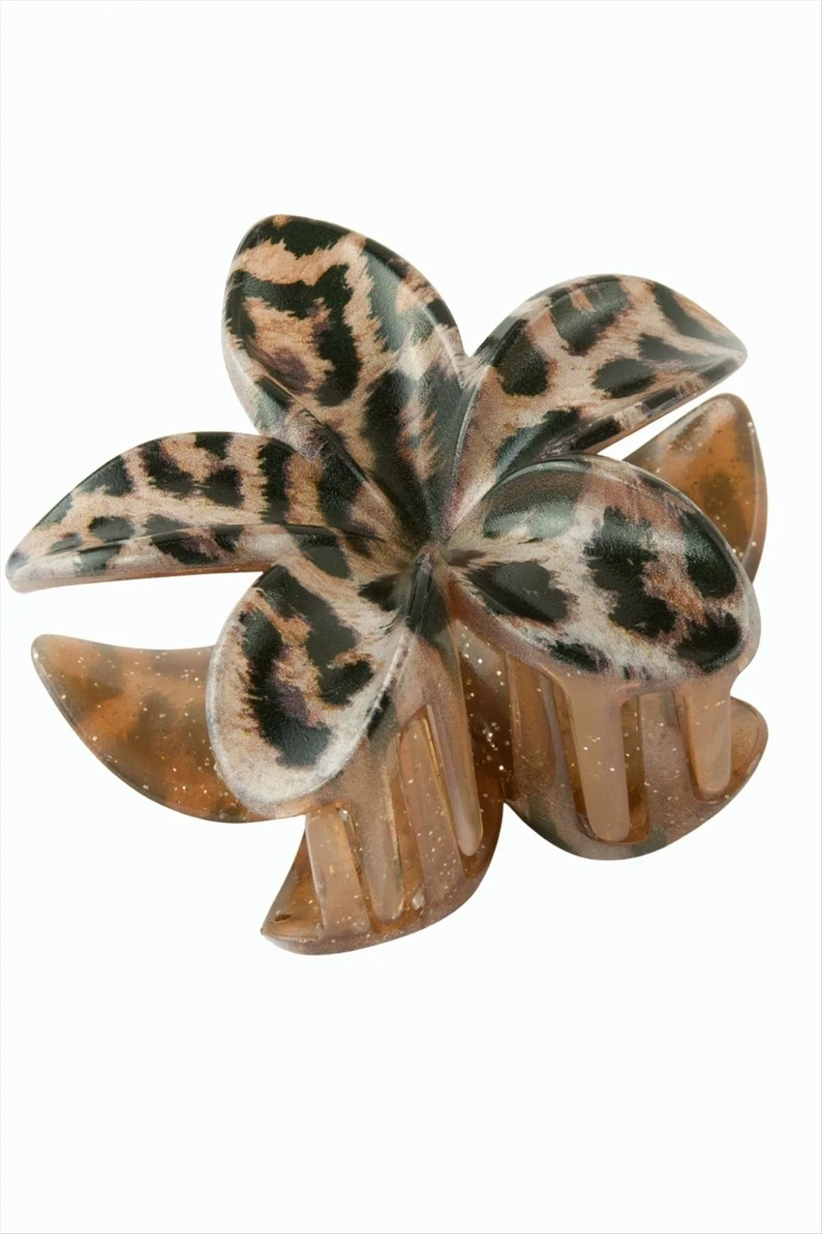 Leopar Desenli Lotus Mandal Toka 8 cm
