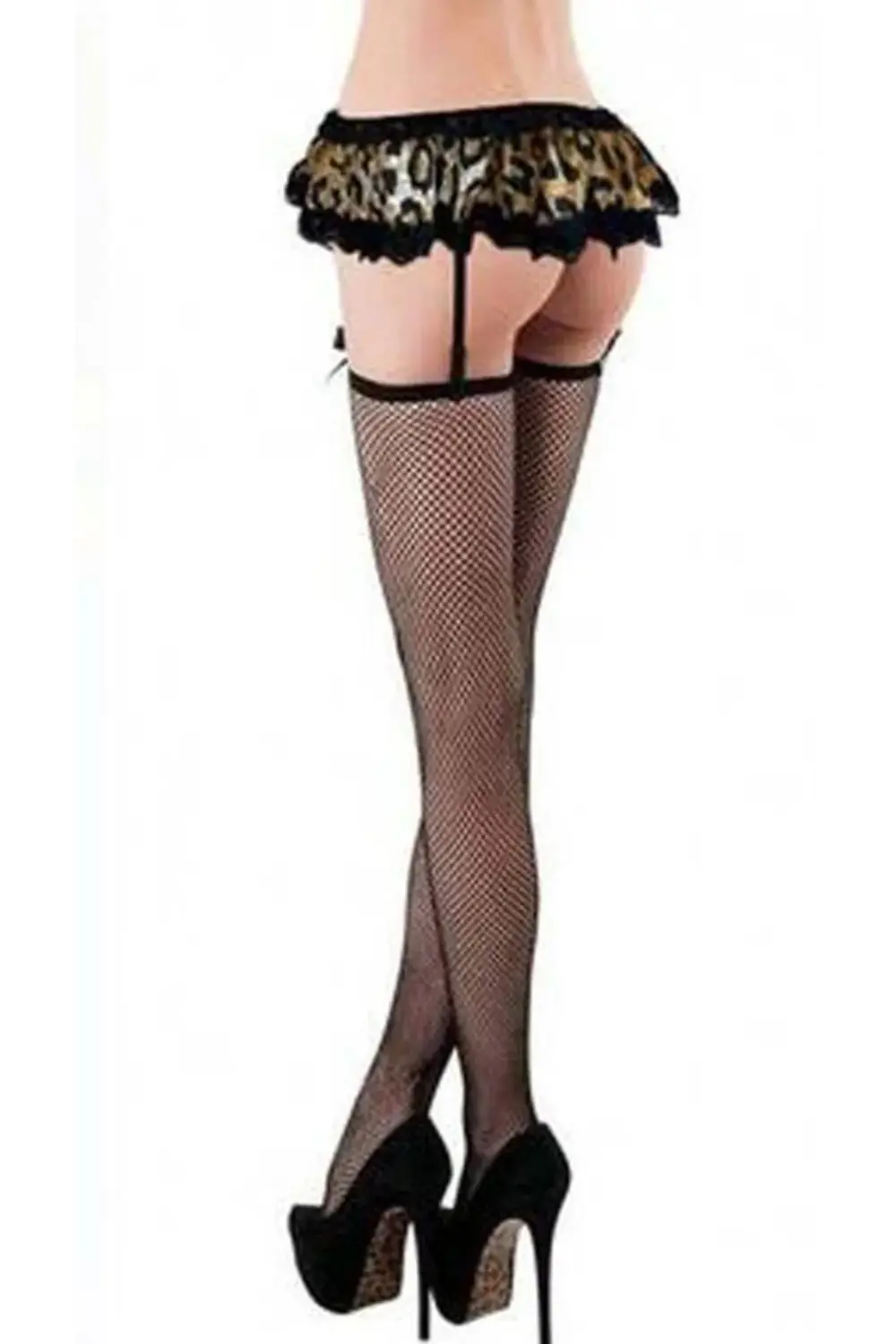 Leopar Desenli Mini Etek