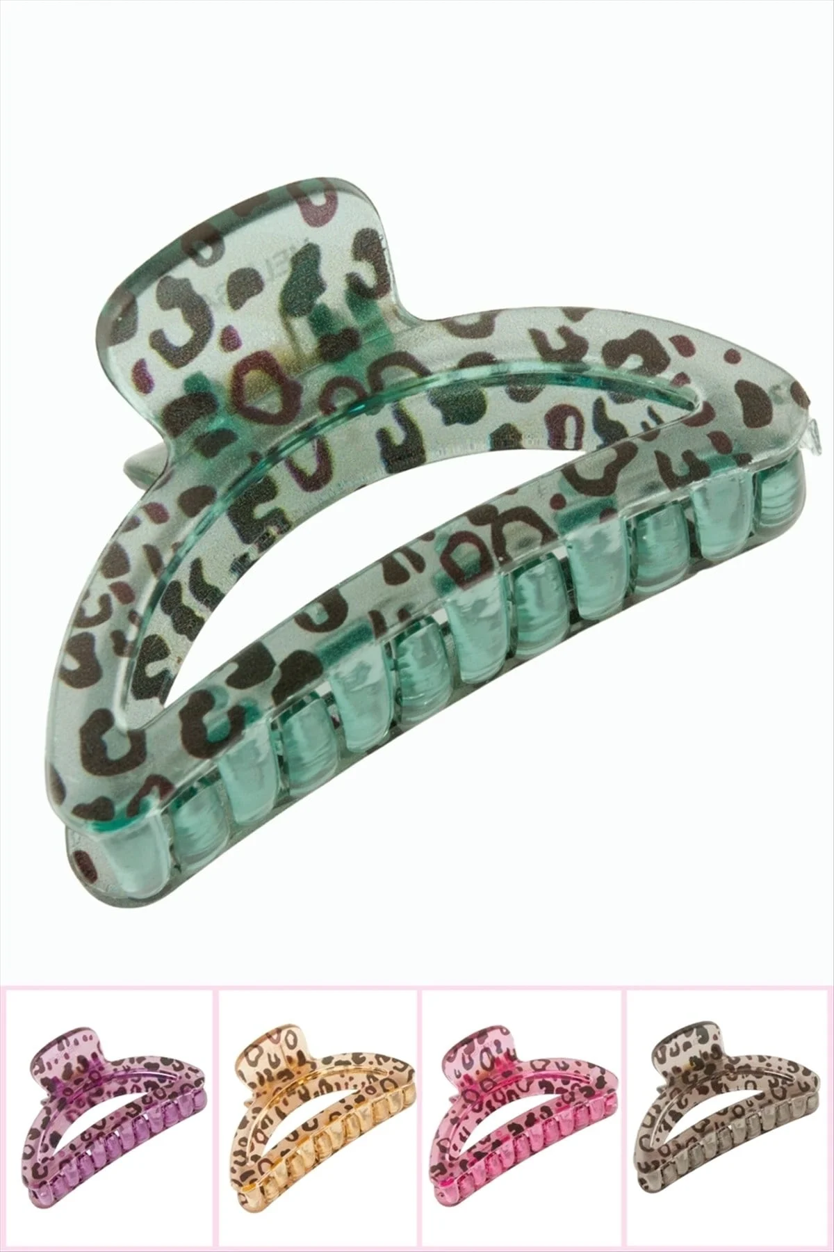 Leopar Desenli Oval Mandal Toka 8 cm