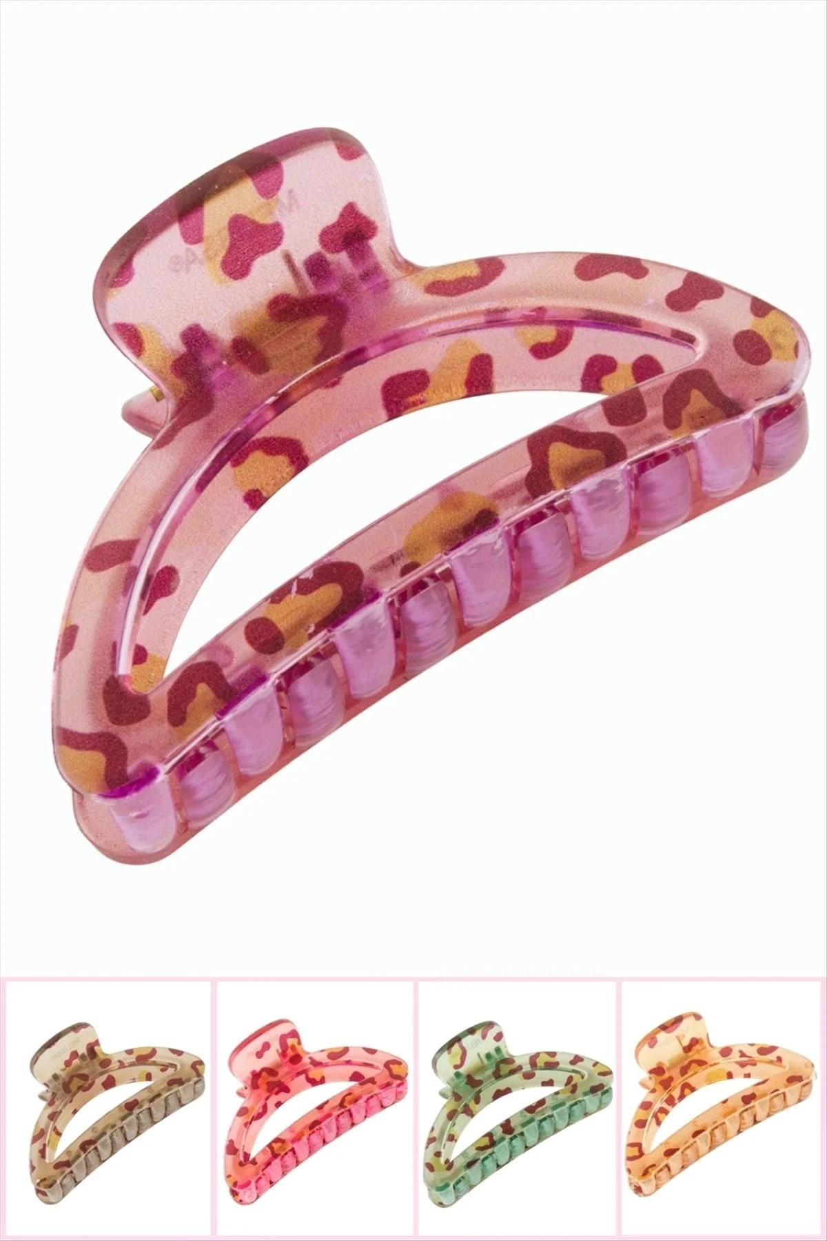 Leopar Desenli Oval Mandal Toka 8 cm