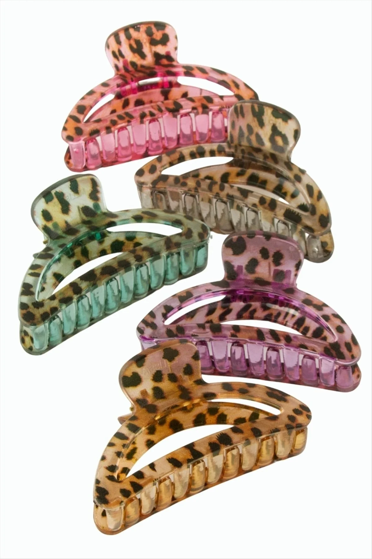Leopar Desenli Oval Mandal Toka 8 cm