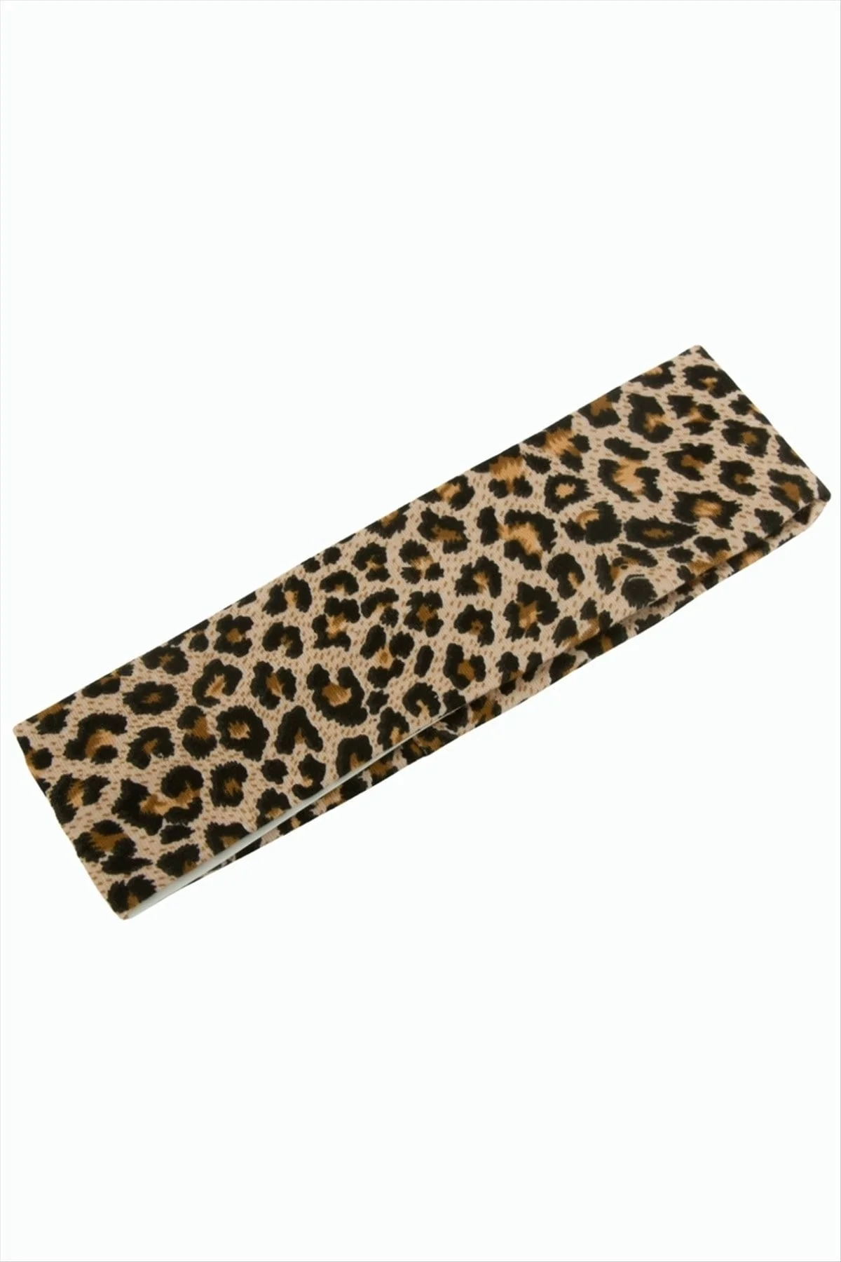 Leopar Desenli Saç Bandı 6 cm
