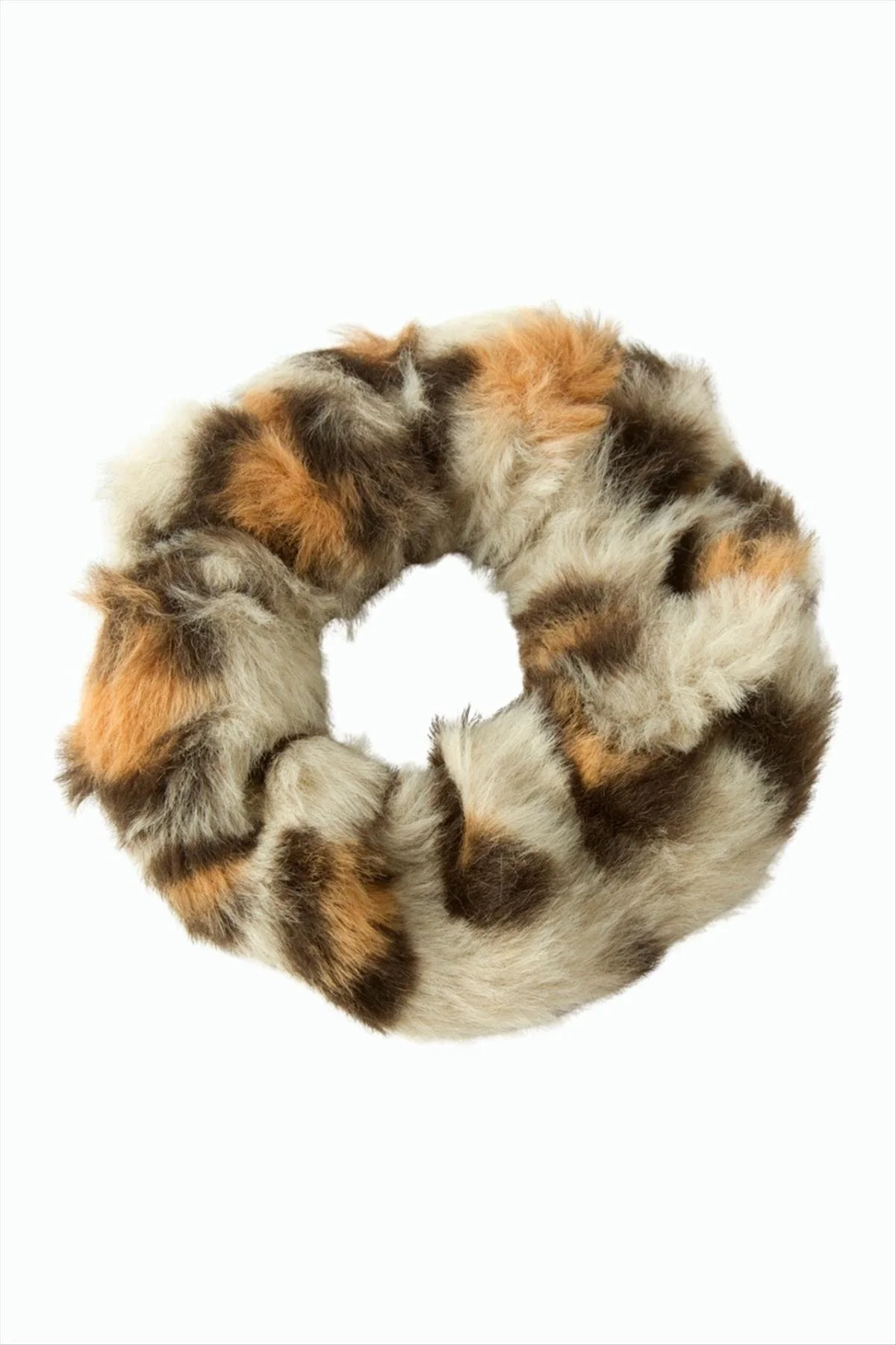 Leopar Desenli Tüylü Simit Toka 1 Adet