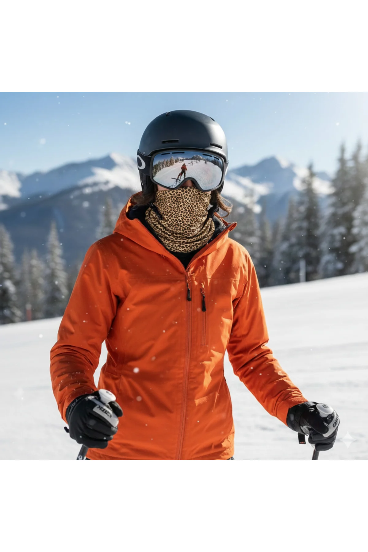 LEOPARD Unisex Motorcu Buff Outdoor Bandana– Rüzgâr, Toz ve Soğuğ