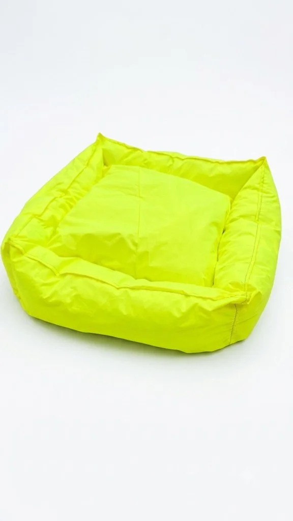 Lepus Kedi Köpek Yatak Medium Lime EN65cm-BOY65cm-YÜK.15cm