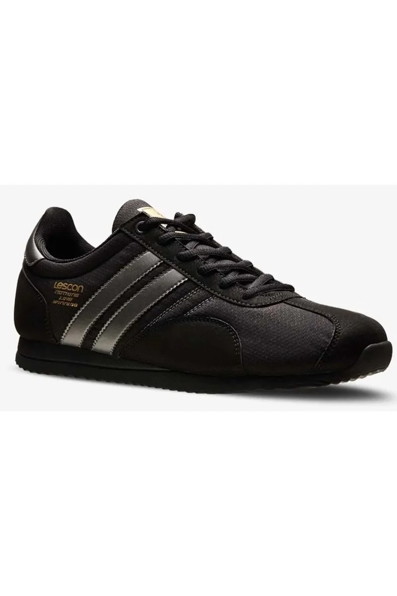 Lescon Nova, Siyah Erkek Sneaker Spor Ayakkabı Lescon Nova, Siyah Erkek Sneaker Spor Ayakkabı - Görsel 3