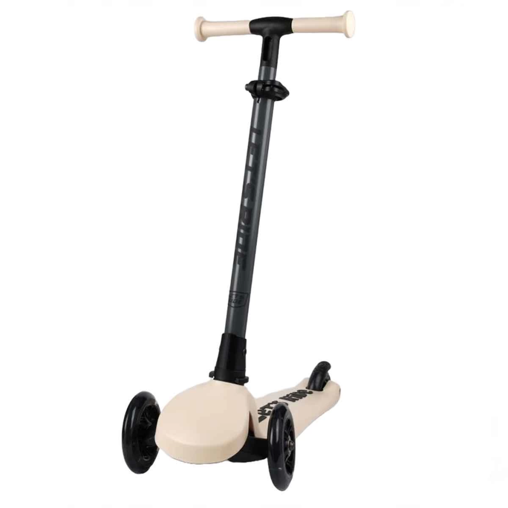 Let's Ride Two Işıklı Katlanabilir 3 Tekerlekli Scooter Bej Let's Ride Two Işıklı Katlanabilir 3 Tekerlekli Scooter Bej