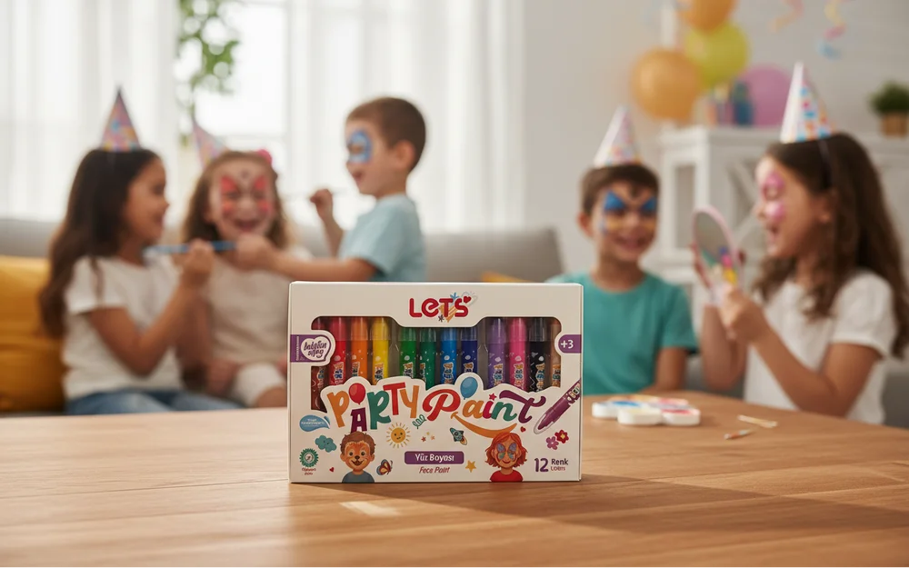 Lets Yüz Boyası 12 Renk Party Paint L06001