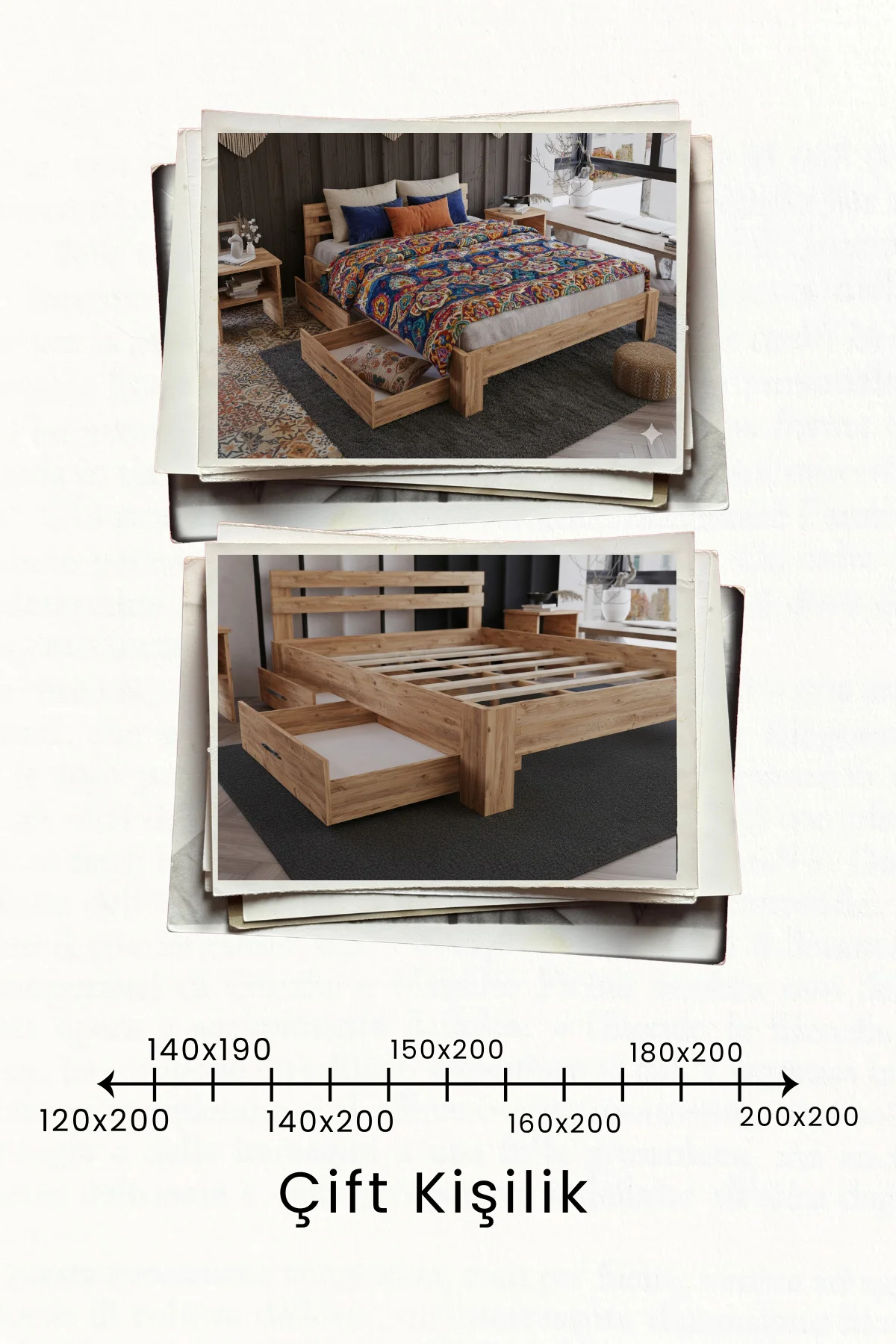 Letto 2 Çekmeceli Modern Karyola - 1. Sınıf MDF Fonksiyonel Çekmeceli Depolama Alanlı Karyola Letto 2 Çekmeceli Modern Karyola - 1. Sınıf MDF Fonksiyonel Çekmeceli Depolama Alanlı Karyola Fiyatı, Yorumları ve Özellikleri
