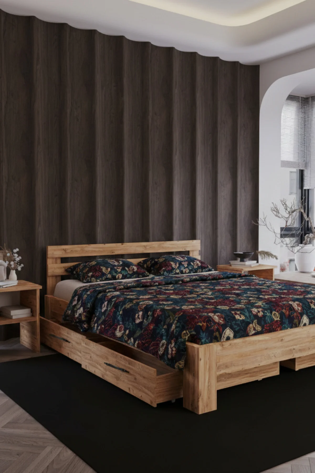 Letto 4 Çekmeceli Modern Karyola - 1. Sınıf 18 mm MDF ve Tekerlekli Geniş Depolama Alanlı Karyola Letto 4 Çekmeceli Modern Karyola - 1. Sınıf 18 mm MDF ve Tekerlekli Geniş Depolama Alanlı Karyola Fiyatı, Yorumları ve Özellikleri