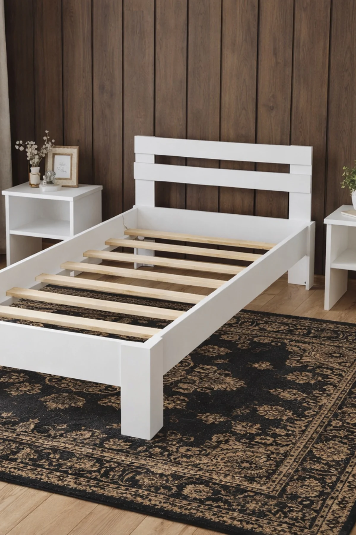 Letto Modern Tek Kişilik MDF Karyola ve 2’li Komodin Set - 1. Sınıf 18 mm MDF Şık Yatak Odası Takımı Letto Modern Tek Kişilik MDF Karyola ve 2’li Komodin Set - 1. Sınıf 18 mm MDF Şık Yatak Odası Takımı Fiyatı, Yorumları ve Özellikleri