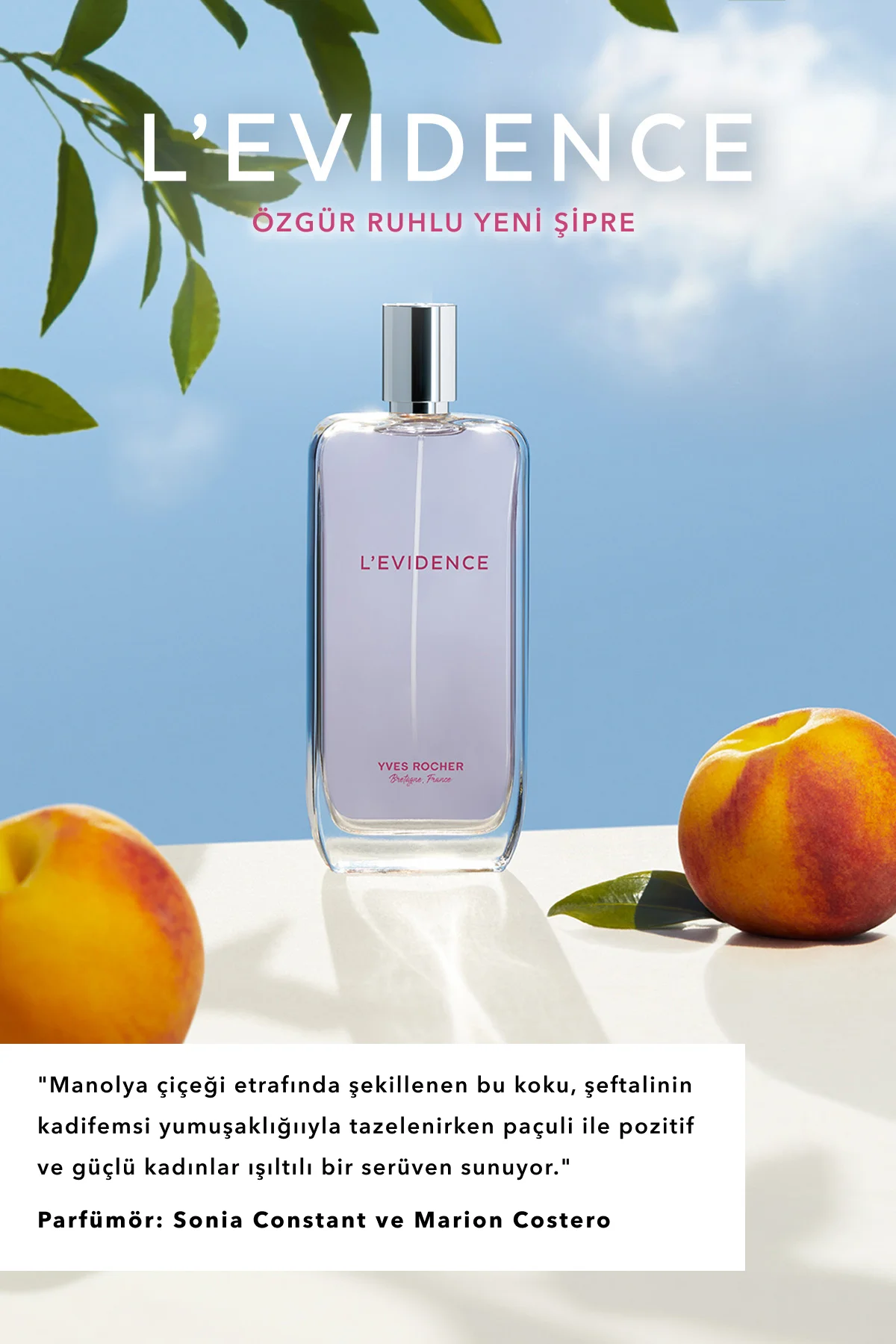 L'evidence EDP- Comme Une Evidence- Kadın Parfüm-Vegan-100ml