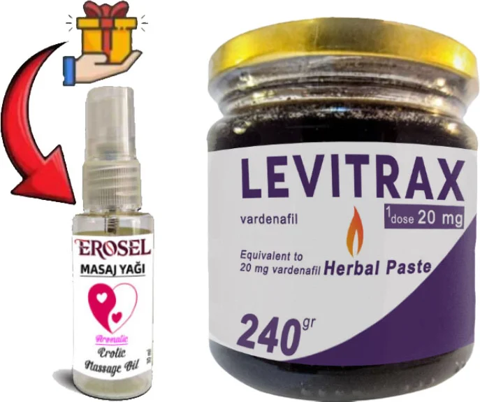 Levitrax Erkek Performans Macunu 240 gr + Erosel Masaj Yağı Hediye Fiyatı, Yorumları ve Özellikleri