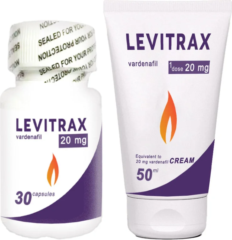 Levitrax Performans Seti – 30 Kapsül + 50 ml Krem: Erkek Performansını Destekler