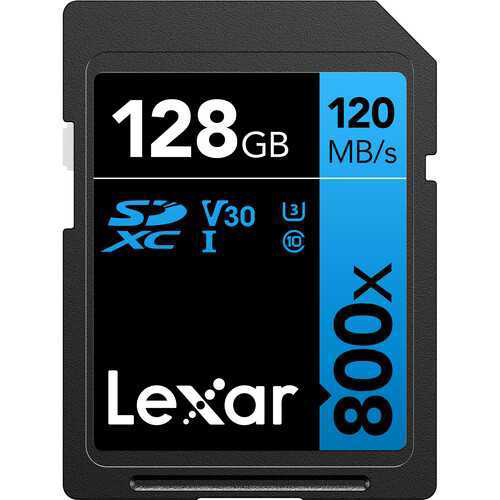 Lexar  128Gb High-Performance 800X Uhs-İ Sdxc Hafıza Kartı (Blue S