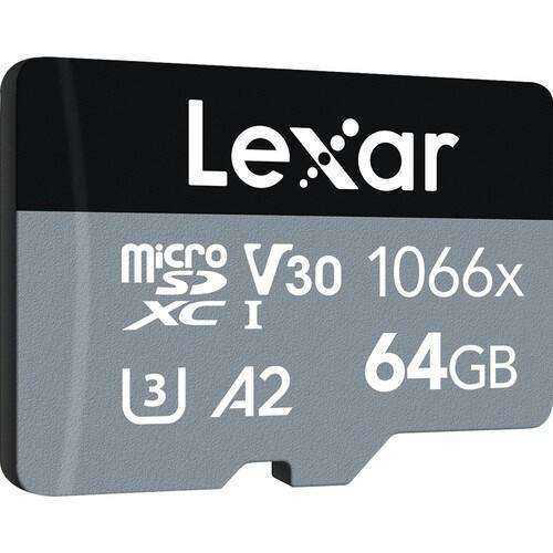 Lexar  64Gb Professional 1066X Uhs-İ Microsdxc Memory Card + Sd Ad