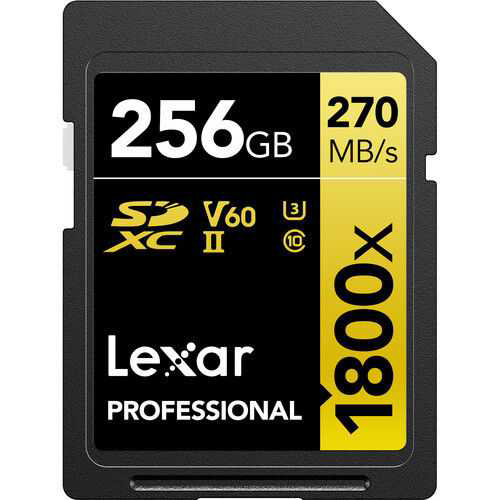 Lexar  Sd 256Gb Profesyonel 1800X Uhs-İi Sdxc Hafiza Karti (Gold S