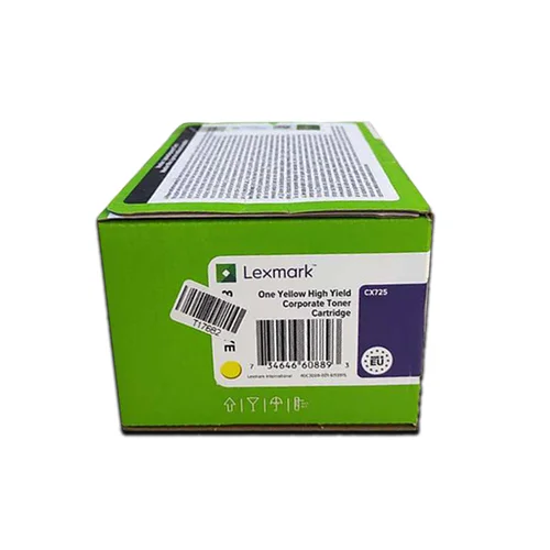 Lexmark 84C5HYE Sarı Orjinal Toner Yüksek Kapasiteli - CX725 Lexmark 84C5HYE Sarı Orjinal Toner Yüksek Kapasiteli - CX725